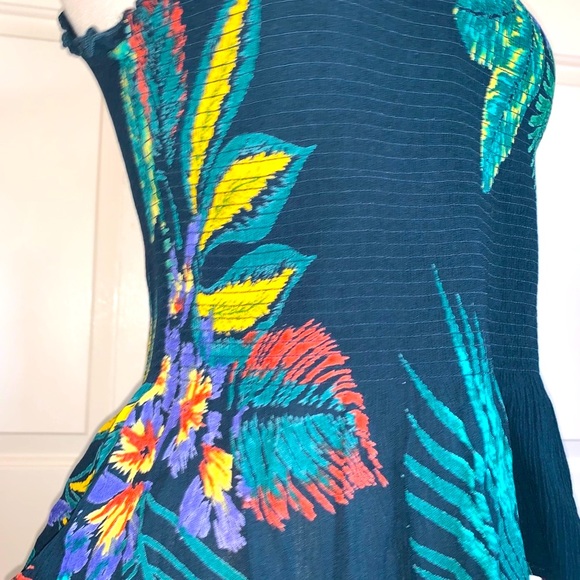 🍓Patrons of Peace Tropical Peplum top NWT - Picture 5 of 16